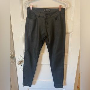 Zara faux leather skinny pants sz 4